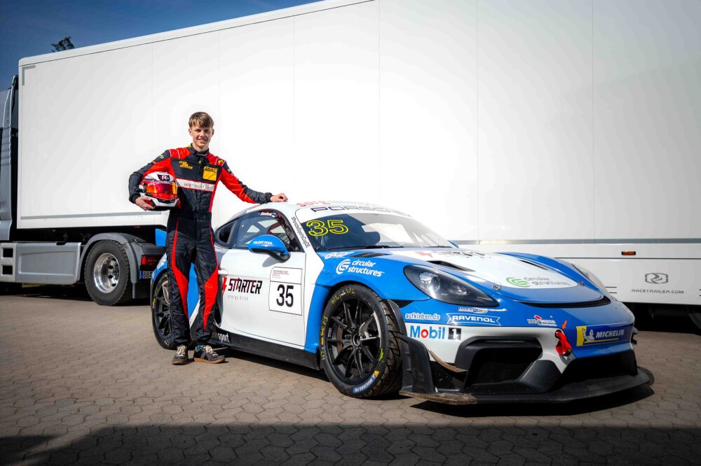 Eesti noor ringrajasõitja Ragnar Simuland võistleb tänavu Saksamaa Porsche Sports Cup sarjas