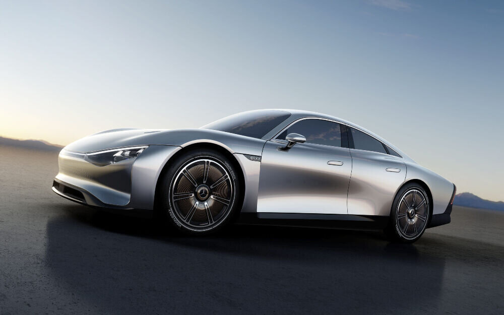 Mercedes Vision EQXX: seeneniidistik, kaktusekiud ja 1000 km sõiduulatust