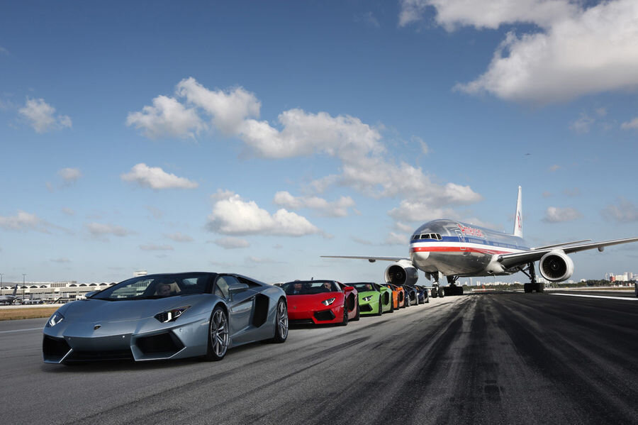 Aventador Roadster kihutas Miami lennuväljal 338 kilomeetrit tunnis