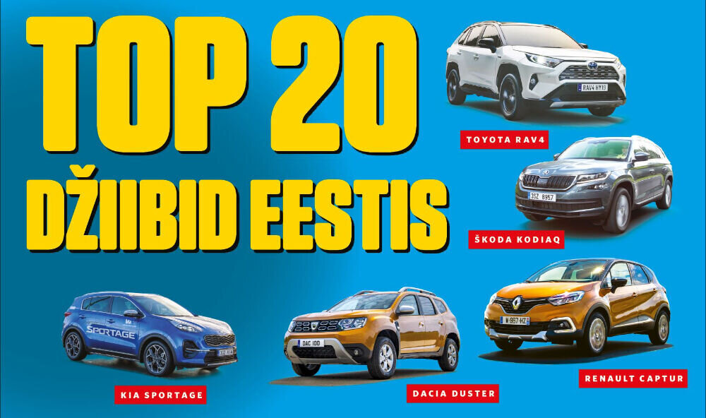 Edetabel: 20 Eesti müüdumat linnadžiipi