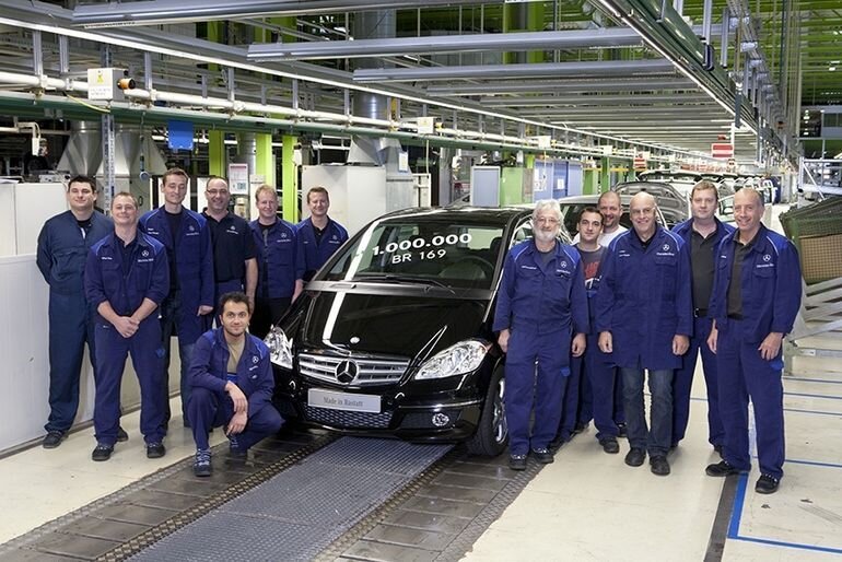 Mercedes on tootnud miljon teise põlvkonna A-klassi