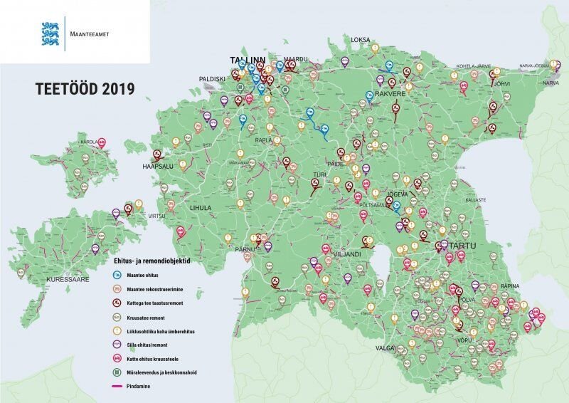 Tänavu arendatakse teedevõrku 179 miljoni euro eest