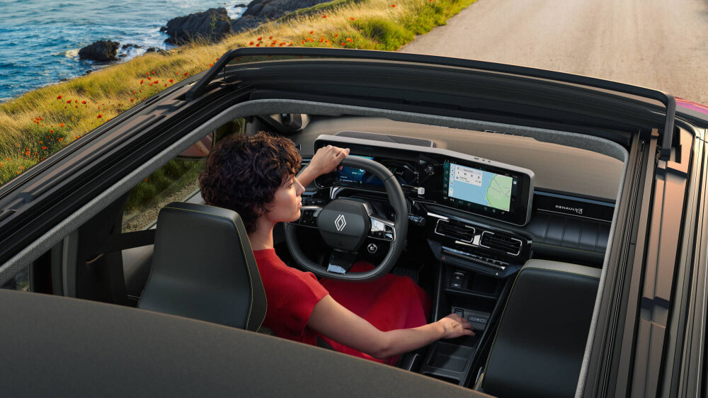 Uus Renault 4 E-Tech electric Plein Sud: katus maha ja nüüd kiirem laadimine külma ilmaga