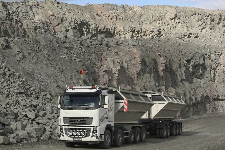 Ainulaadne Volvo kaalub koos koormaga 144 tonni