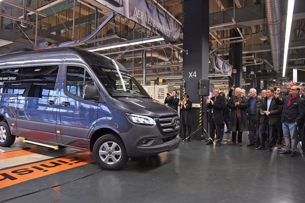 Esimene Mercedes-Benz Sprinter lahkus konveierilt