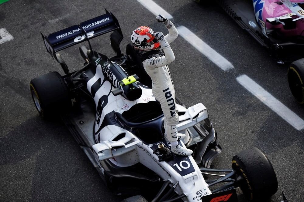 F1: Itaalia GP kaosest väljus võitjana Pierre Gasly