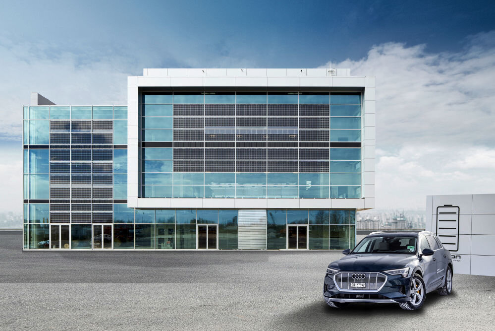 Audi uhkeldab loodushoidliku hoonega